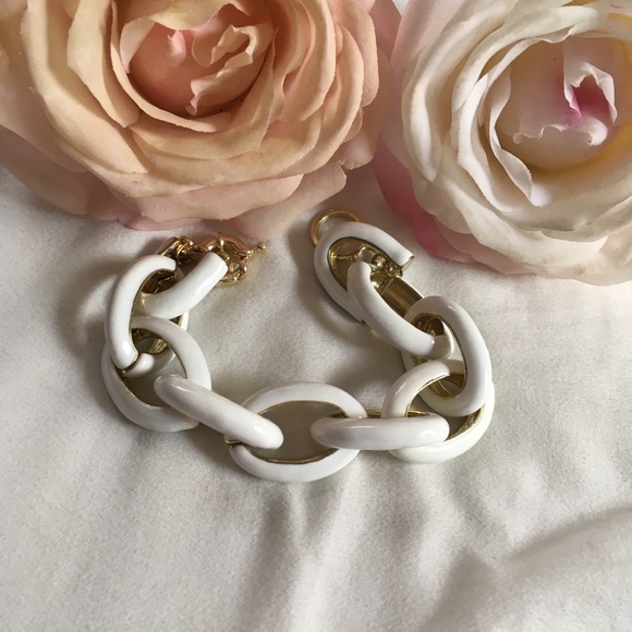 ❤️❤️❤️❤️❤️🆕WHITE LINK ENEMAL BRACELET - Picture 5 of 7